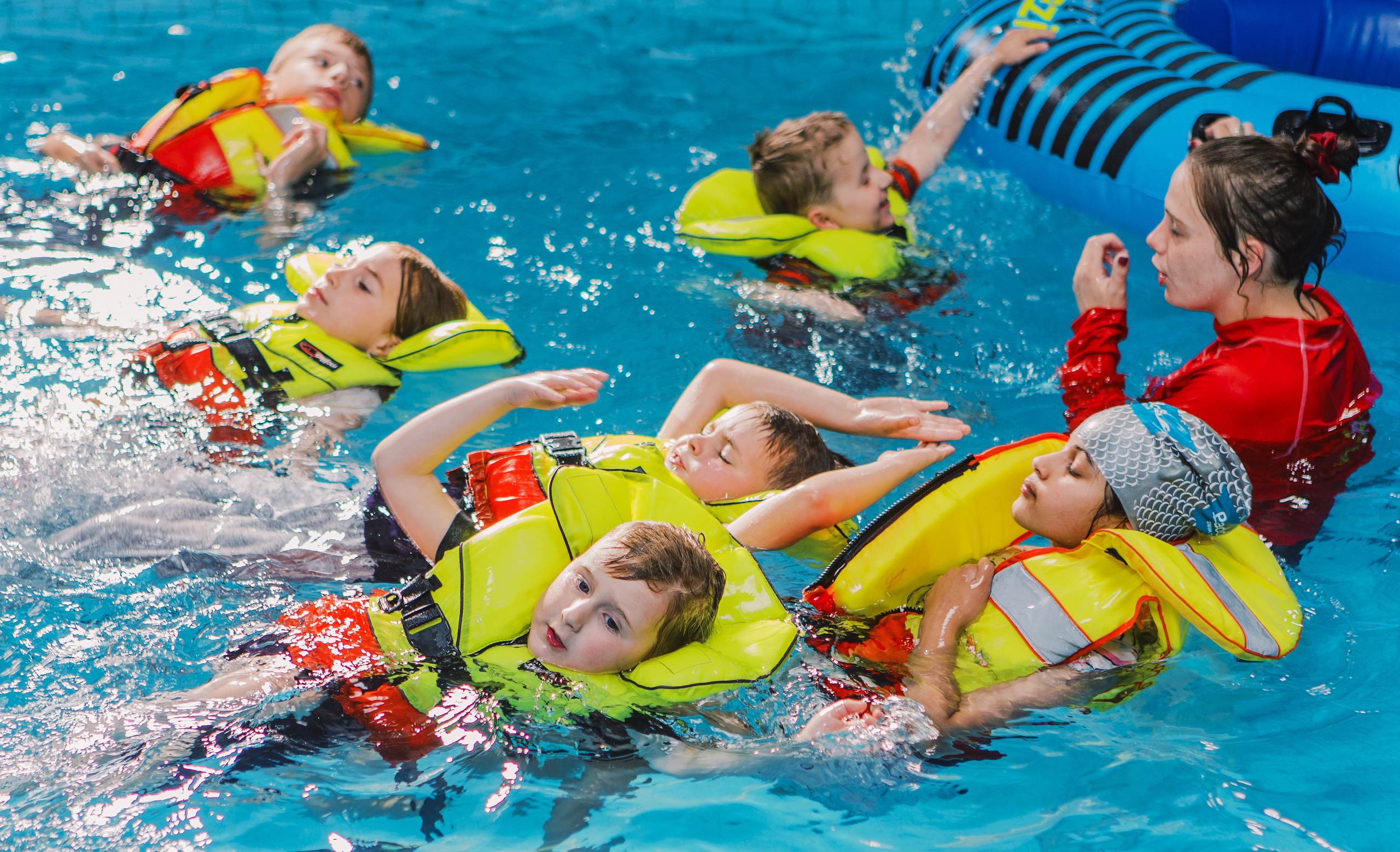 Paddles Swim School Event - Simulated open water activities